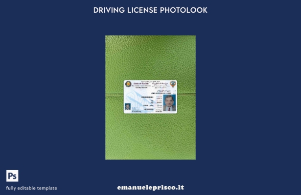 modello FRONTE photolook Kuwait DL stile verificato